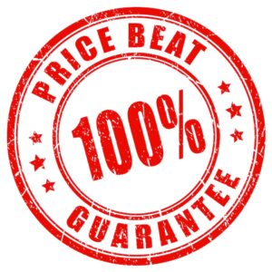 Price beat guarantee stamp