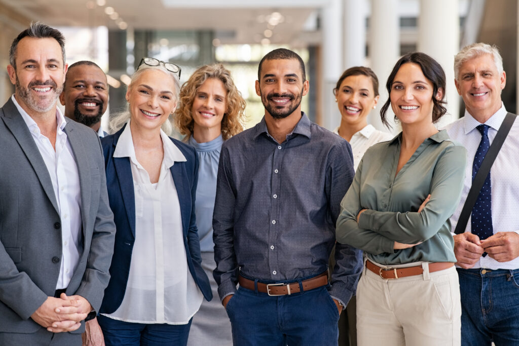 Group of business leaders